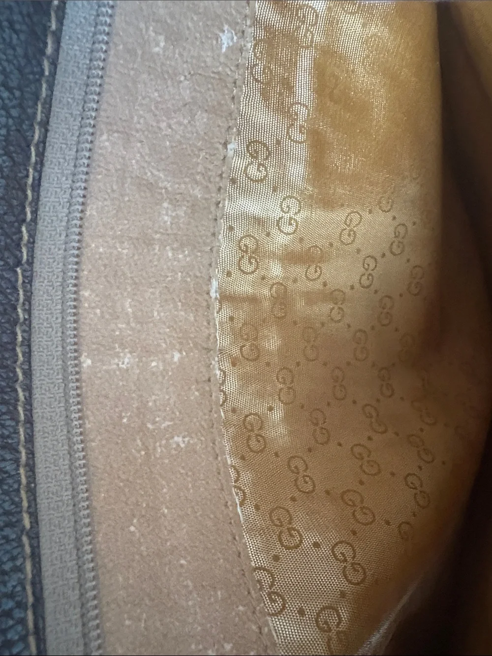 GUCCI VINTAGE Brown Patterned ATTACHE Briefcase Bag